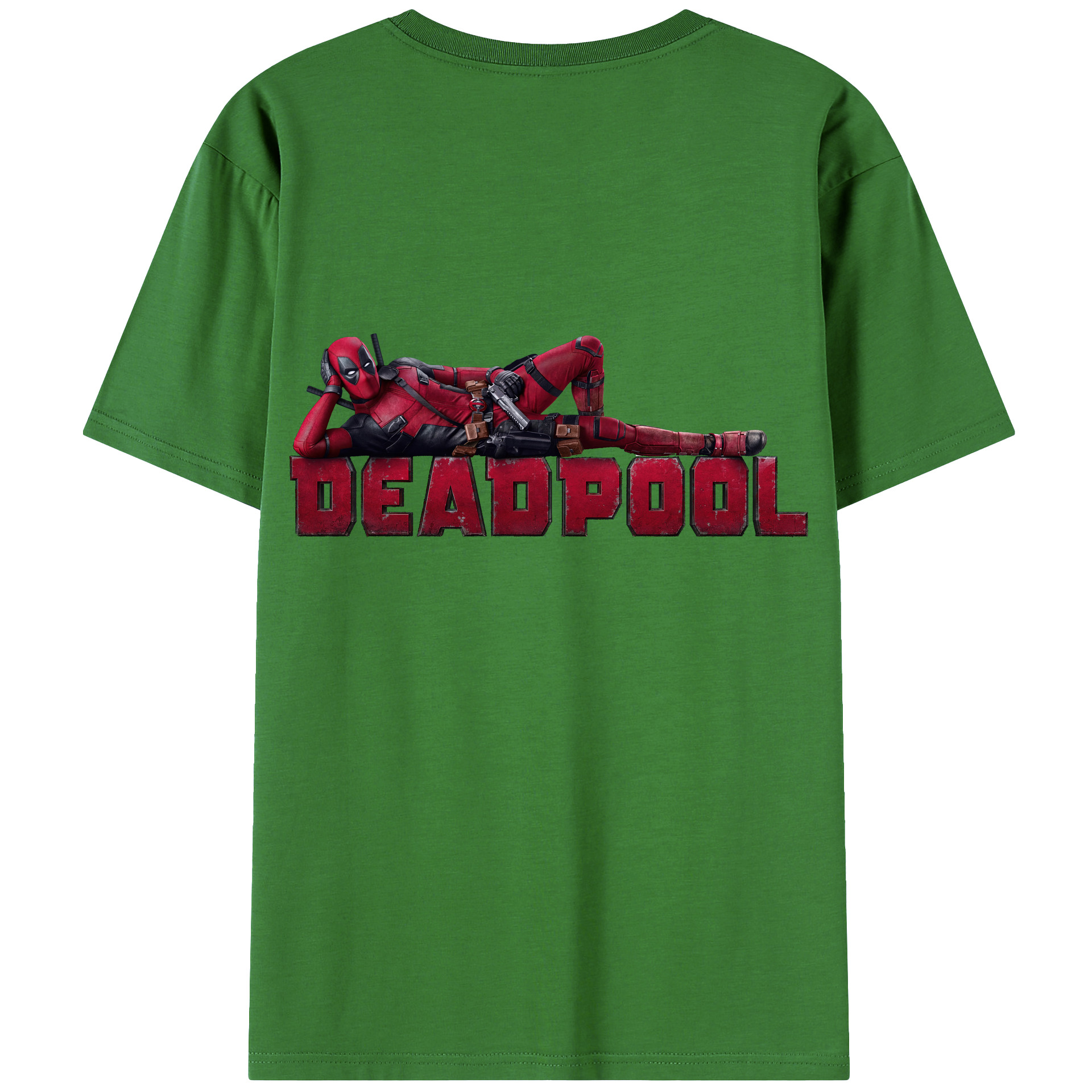 （画像用） Deadpool デッドプール レディース半袖Tシャツ(バックプリント)